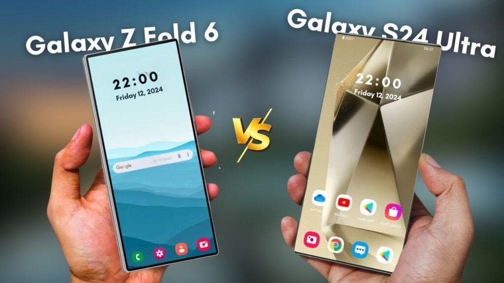 Samsung Galaxy Z Fold 6 vs Samsung Galaxy S24 Ultra Samsung Galaxy Z Fold 6 vs Samsung Galaxy S24 Ultra