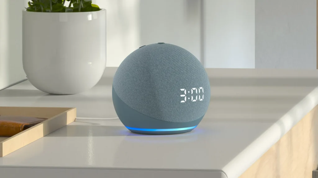 The best smart home devices The best smart home devices-Amazon Echo Dot with Clock (5th Gen)